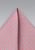 Batista cu modele decorative albastru deschis roz--Cravate Online