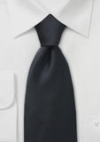 Cravata afaceri monocrom cu striati negru--Cravate Online
