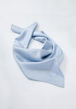 Eșarfa de mătase albastru deschis pentru femei--Cravate Online