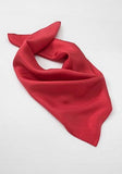 Eșarfe de mătase roșie--Cravate Online