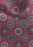 Ascot din matase, ornamente, roșu