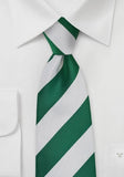 Cravata business dungi late verde brad alba ca zapada