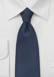 Cravată Clip-On business filigran texturat albastru închis