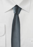 Cravată extra subțire antracit, 4 cm