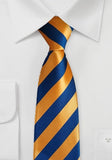 Cravată elastică în albastru ultramarin cupru