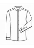 Cămașă barbati albastră (croială slim)