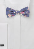 Papion cu motiv floral in trandafir