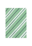 Cravata bumbac in dungi design verde deschis Cravată cu dungi în verde deschis