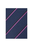 Cravata dungi business bleumarin violet asfalt negru