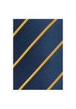Cravata elastic albastru inchis galben cupru