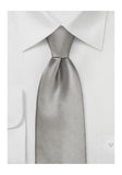 Cravata elastica gri argintie