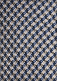 Cravata din matase structurata de culoare bleumarin nisip
