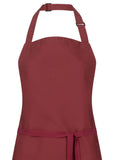Șorț de culoarea Bordeaux de la Chefmade