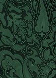 Cravată în stil paisley, verde închis