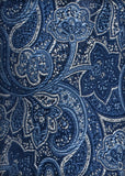 Batista buzunar sacou bleumarin cu aspect paisley