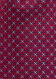 Papion – Bordeaux cu model albastru fin