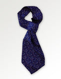 Eșarfă Ascot Paisley model bleumarin