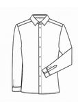Cămașă barbati albastru inchis croială slim