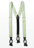 Set: papion barbatesc, batista si bretele de culoare verde deschis