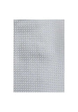 Cravata de matase XXL argintie cu struct