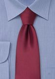Cravată pentru copii bordeaux, foarte îngustă - Cravatepedia