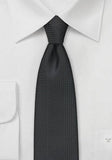 Cravata neagra slim 148X6 cm