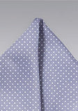 Batista decorativă violet buline albe