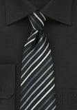 Cravată de birou lungă cu dungi colorate - Cravatepedia