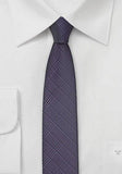 Cravata slim, carouri, 6 cm, pentru Barbati - Cravatepedia