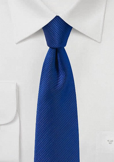 Cravata albastra 4cm, albastru regal, de Barbati