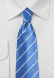 Cravata barbati cu linii culori clasice - Cravatepedia
