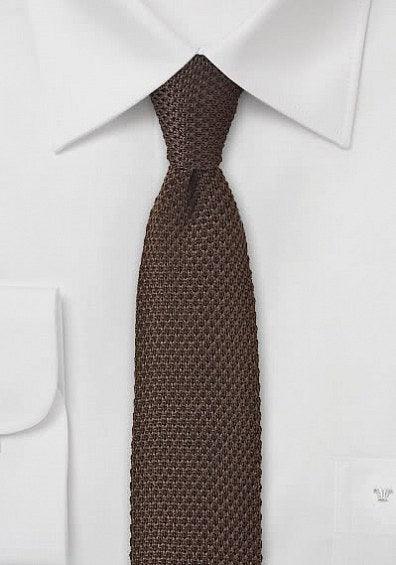 Cravată barbateasca tricotata de mătase din brad verde - Cravatepedia