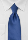 Cravata pentru elevi/studenti/copii in albastru mediu - Cravatepedia