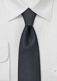 Cravata neagra ingusta structurata