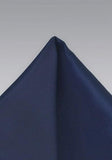Batistă de buzunar albastru închis 25X25 cm--Cravate Online