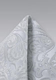Batiste florale argintii--Cravate Online