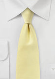Cravata galbena texturata pastel galbena