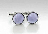 Butoni camasa textil violet--Cravate Online