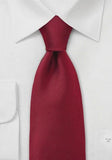 Cravata afaceri monocrom cu striati rosu clasic--Cravate Online
