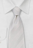 Cravata alba XXL cravată