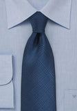 Cravata albastra inchis--Cravate Online