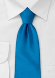 Cravata albastra microfibra--Cravate Online