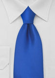 Cravata albastra monocroma