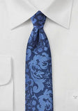 Cravata albastra,7.5 cm