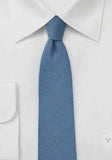 Cravata albastru deschis lana