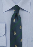 Cravata albastru inchis regala slim--Cravate Online