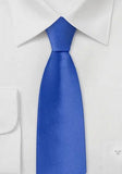 Cravata albastru monocrom