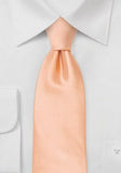 Cravata apricot monocrom 160cm--Cravate Online