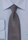 Cravata barbat matase italiana maro albastru bleumarin--Cravate Online