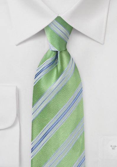 Cravata barbati meditaranean cu dungi verde--Cravate Online